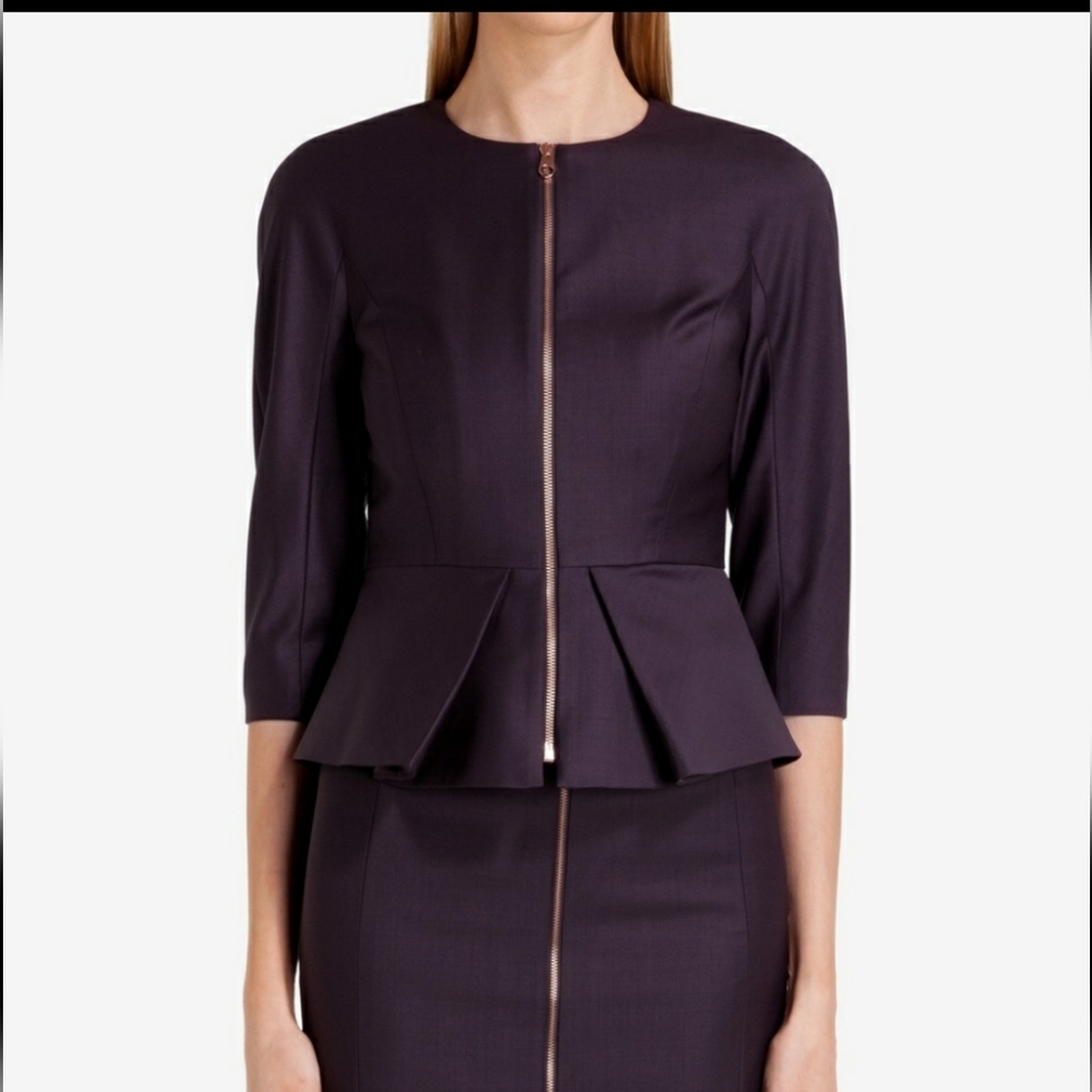 Ted Baker Peplum Suit Jacket  (Eben Style)